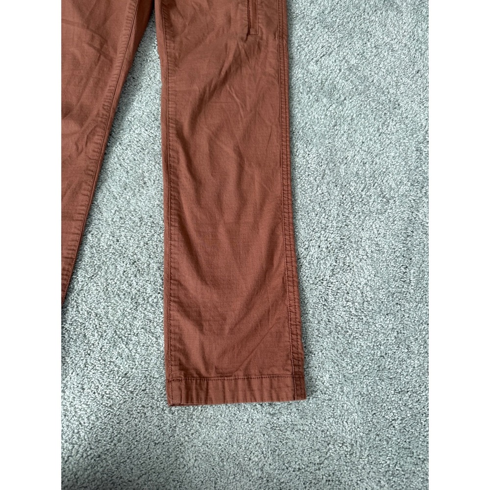 Vuori Womens Ripstop Pants Terracotta Rust Organic Cotton XS VW401 - Picture 2 of 6